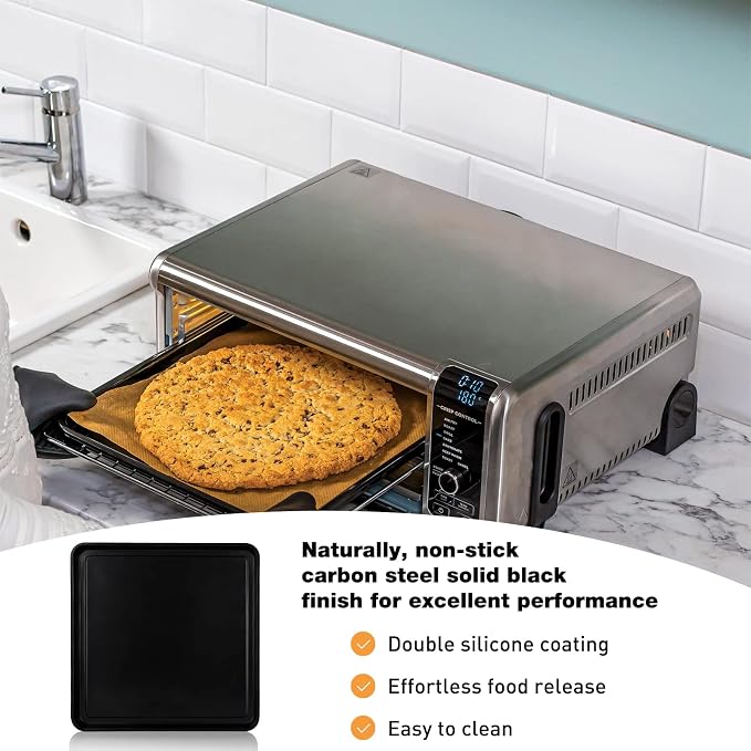 Professional 13" × 13" Baking Sheet, Cookie Sheet Pan, Nonstick Bakeware - Image 4