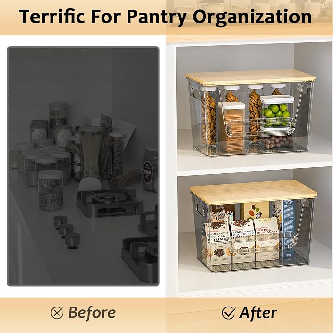 Delamu 2 Set Pantry Organizers and Storage, Trash Bag Dispenser - Image 4