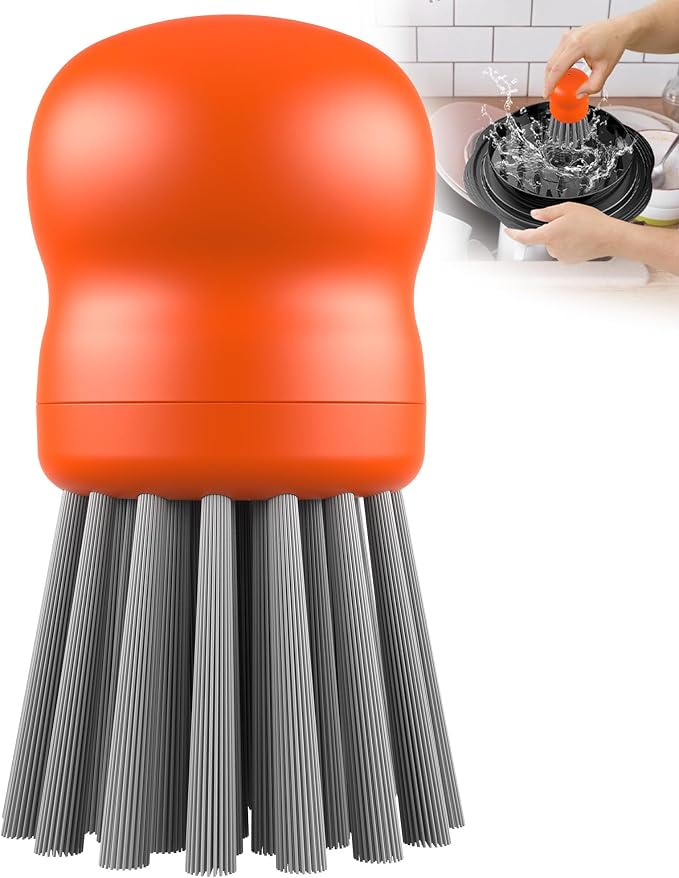 Mini Dish Brush for Cleaning Chicken Shredder, Palm Brush Dish Scrubber by SURETIVIAN