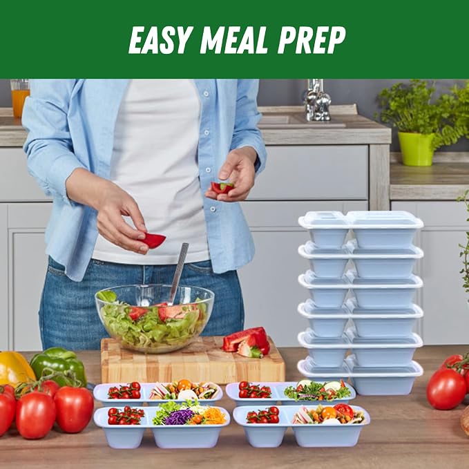 Dealusy 50 Pack 28 oz Meal Prep Containers Reusable - Image 6