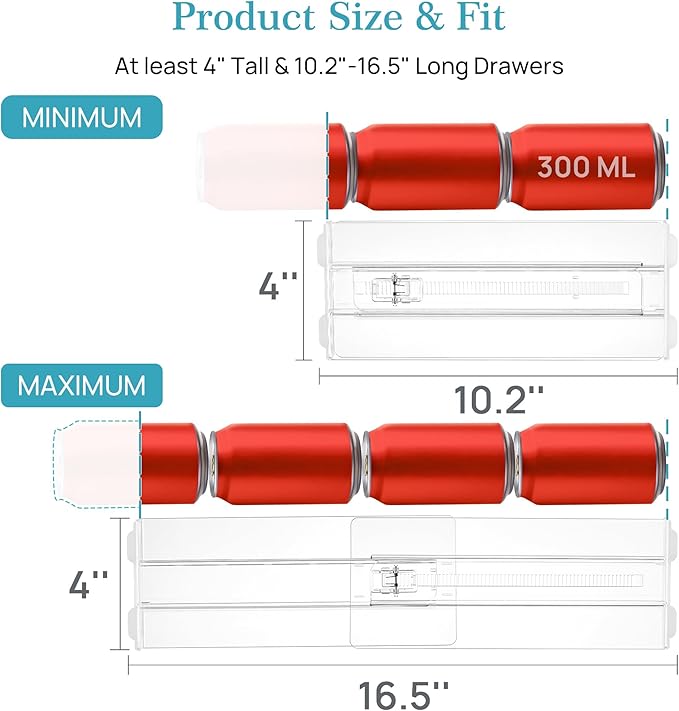 Vtopmart 8 Pack Drawer Dividers - Image 6