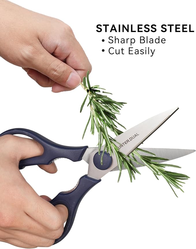 Kitchen Scissors for Food, HUNTER.DUAL Heavy Duty Come Apart Poultry Shears for - Image 2