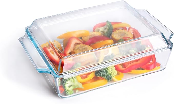 Rectangular Tempered Glass Casserole Dish, Tempered Glass Baking Dish - Image 3