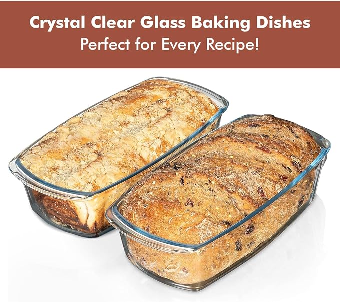 Razab LARGE 7.6 Cups/1800 ML/1.9 Qt Glass Loaf Pan - Image 8