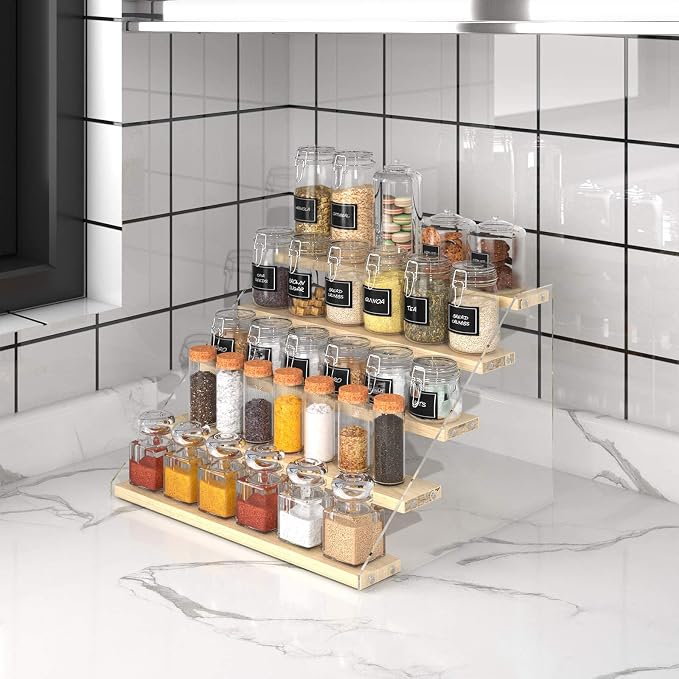VAEHOLD Spice Rack Organizer for Cabinet & Countertop - Image 4