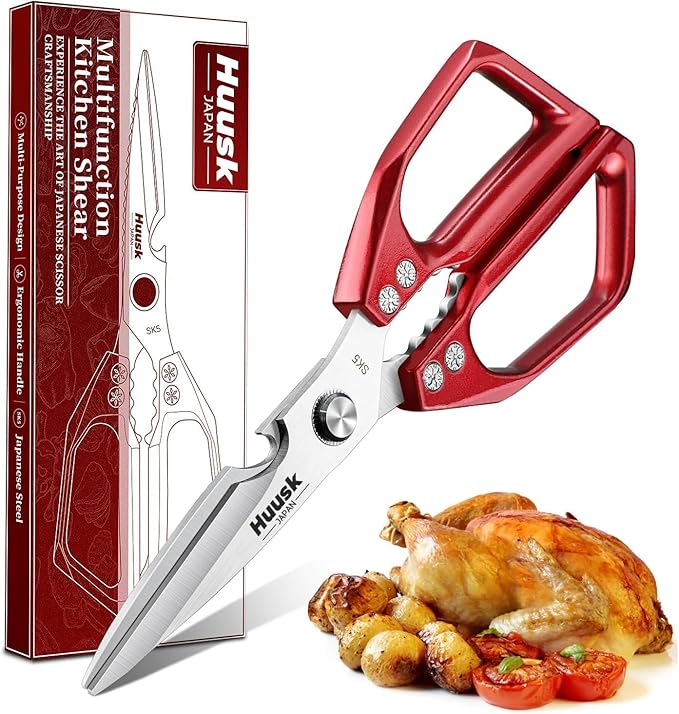 HUUSK Kitchen Scissors for Food by HuuskKnife