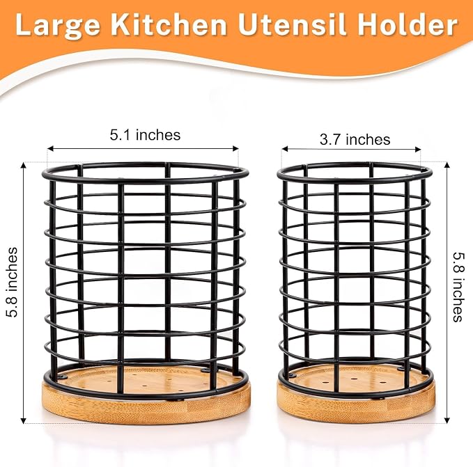 hunnycook 2-Piece Utensil Holders - Image 2