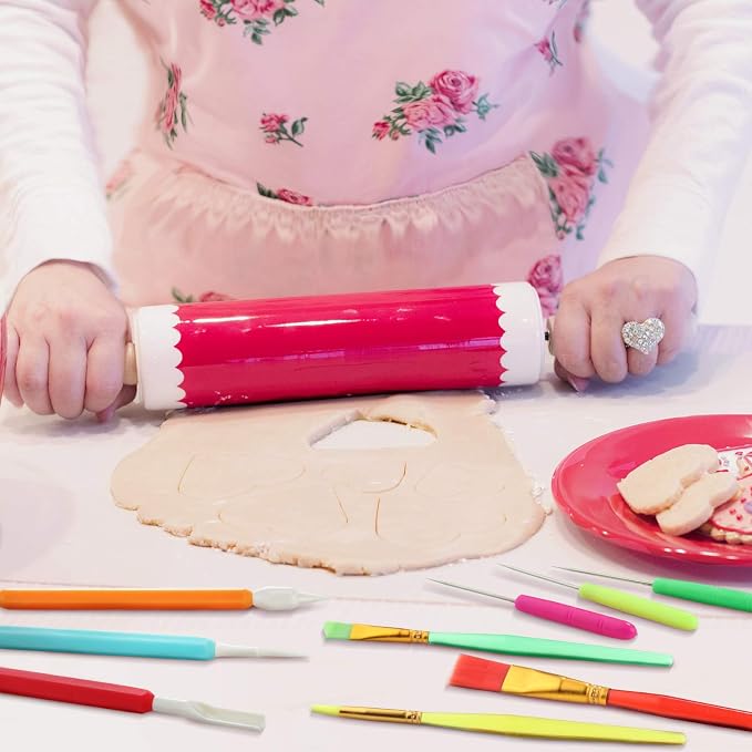 21 Pieces Cookie Decorating Tools Set Include Cake Decoration Brushes Sugar - Image 3