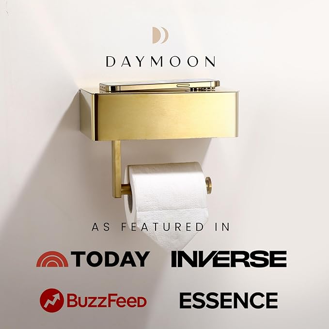 Day Moon™ - Toilet Paper Holder - Modern Roll Holder - Image 4