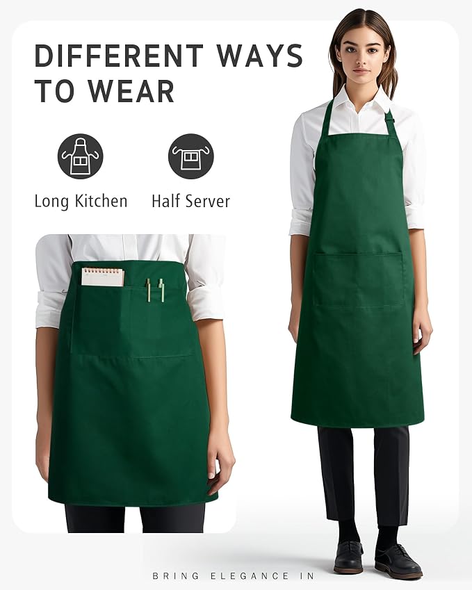 Syntus Chef Apron for Men Women Kitchen Cooking Apron - Image 5