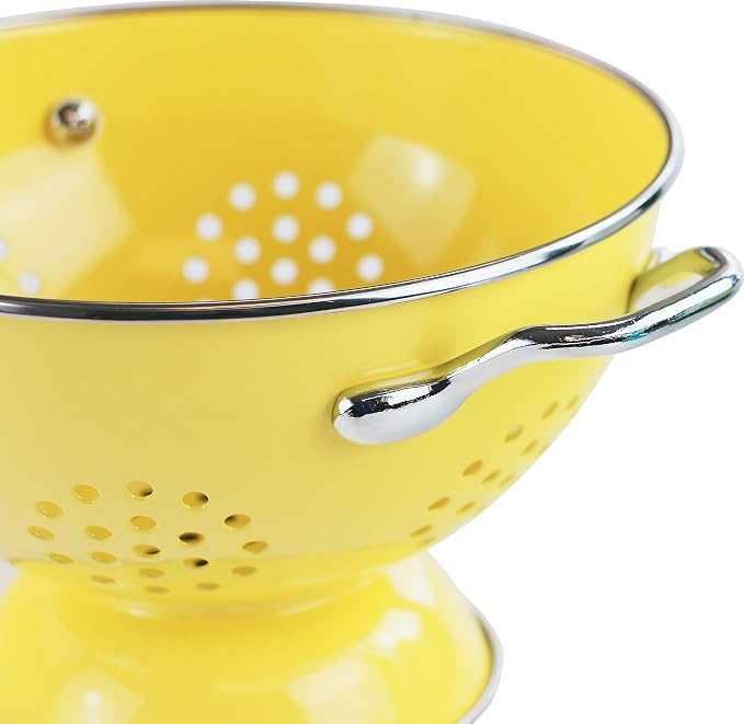 Calypso Basics by Reston Lloyd Powder Coated Enameled Colander, 1.5 Quart - Image 4