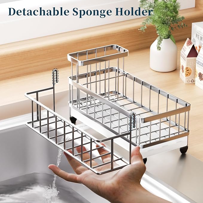 Consumest Sponge Holder for Kitchen Sink - Image 4