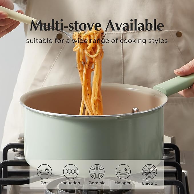 Redchef Ceramic Nonstick Saucepan - Image 6