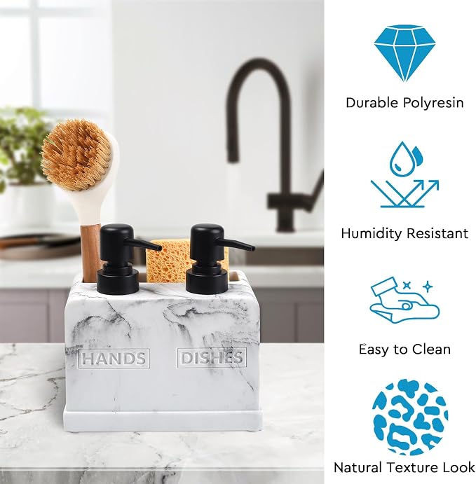 Kitchen Soap Dispenser Set, - Image 6
