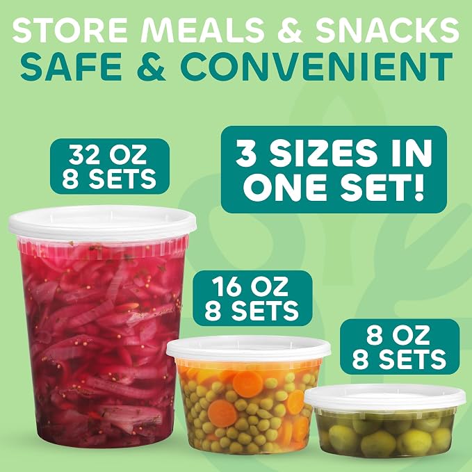 JoyServe 24 Sets Deli Containers - Image 2