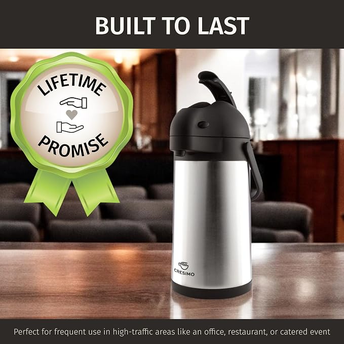 Thermal Coffee Carafe 74Oz, Keeps Drinks Hot - Image 8