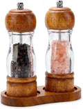 Wooden Salt and Pepper Grinder Set by Unknown