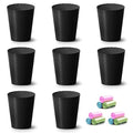 Bathroom Trash Can, 8 Pack 1.8 Gallons Small Trash Can by Lysam
