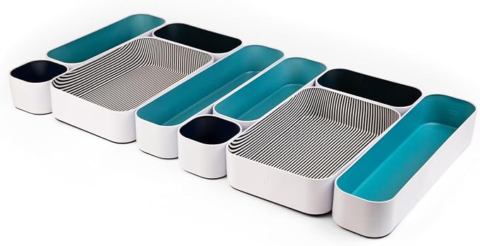 Three by Three Seattle 10 Piece Metal Organizer Tray Set by ThreebyThreeSeattle