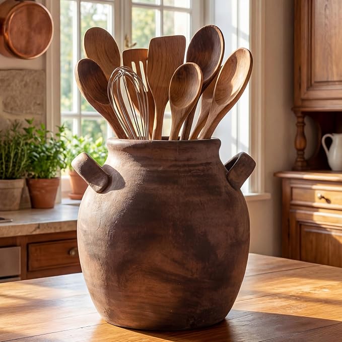 Havawish Rustic Kitchen Utensil Holder by Havawish