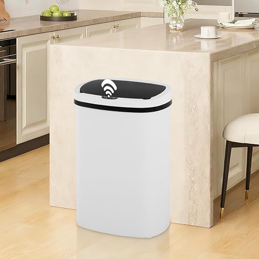 13 Gallon Trash Can | 50L Sensor Automatic Kitchen Trash Can by Home