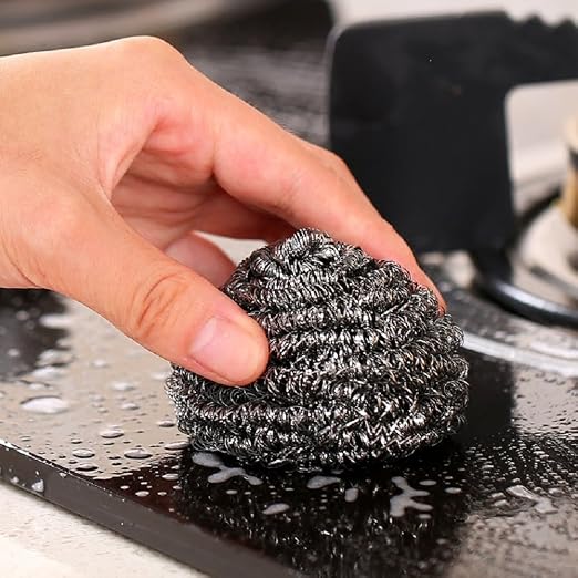 KTOJOY 6 Pack Stainless Steel Wool Scrubber, Scrubbing Scouring Pad, Steel Wool - Image 4