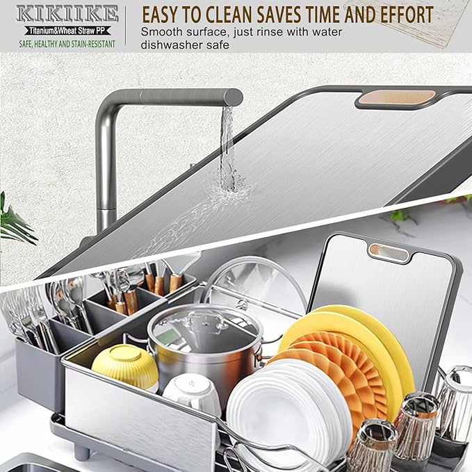 Titanium Cutting Board Double Sided Pure Titanium Cutting Boards - Image 4