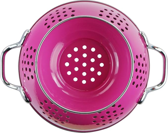 Calypso Basics by Reston Lloyd Powder Coated Enameled Colander, 3 Quart - Image 4