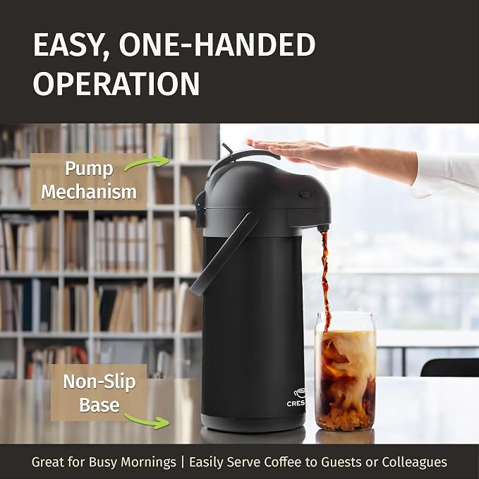 Airpot Coffee Dispenser With Pump, 36 Hours Cold - Image 4