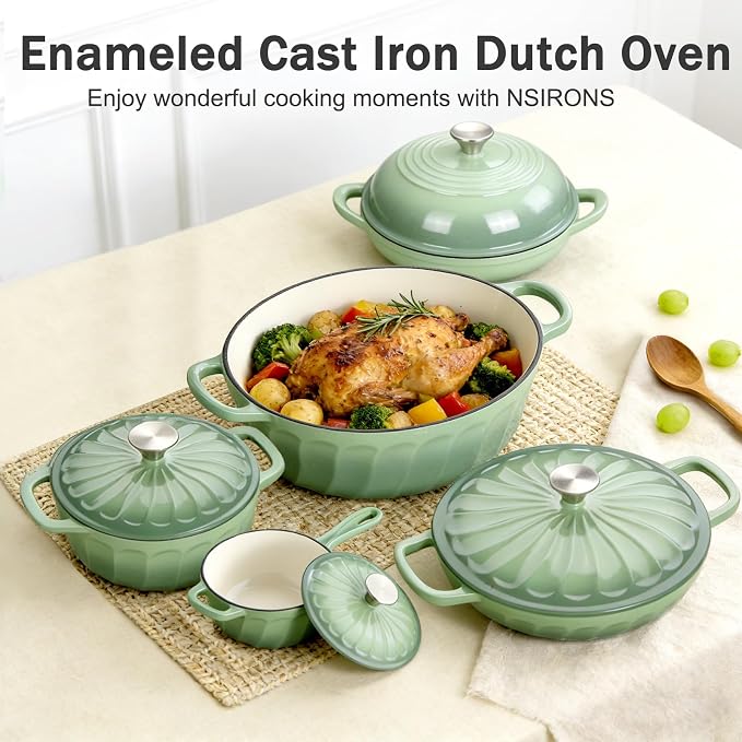 Enameled Cast Iron Dutch Oven - Image 8