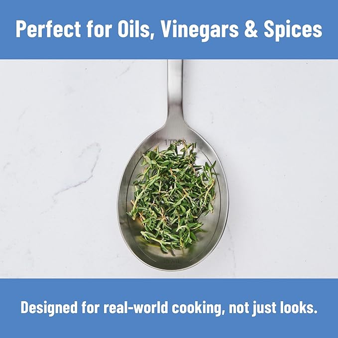 Misen Measuring Chef Spoon – Stainless Steel Cooking Spoon - Image 5