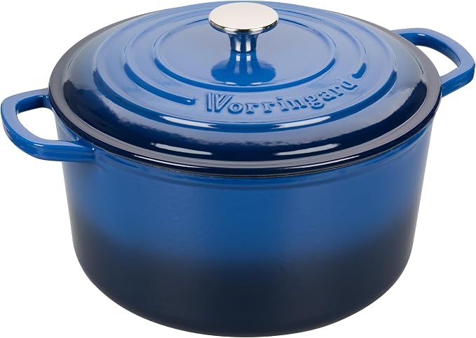 VORRINGARD Enameled Cast Iron Dutch Oven Pot - Image 6