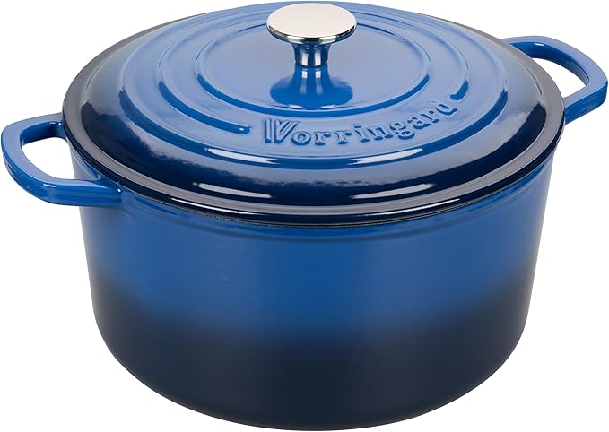 VORRINGARD Enameled Cast Iron Dutch Oven Pot - Image 6