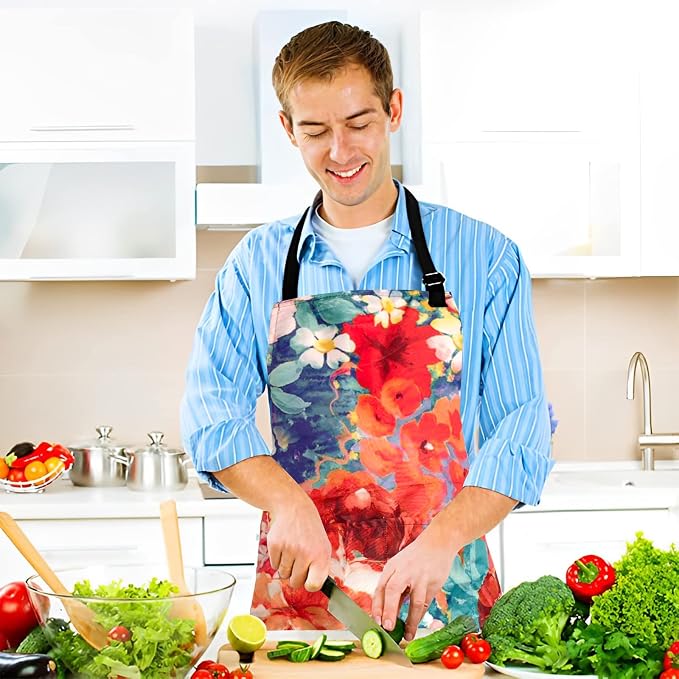 Adjustable Waterproof Apron Bib Apron - Image 3