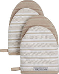 KitchenAid Albany Mini Oven Mitt 2-Pack Set, Milkshake Tan by KitchenAid