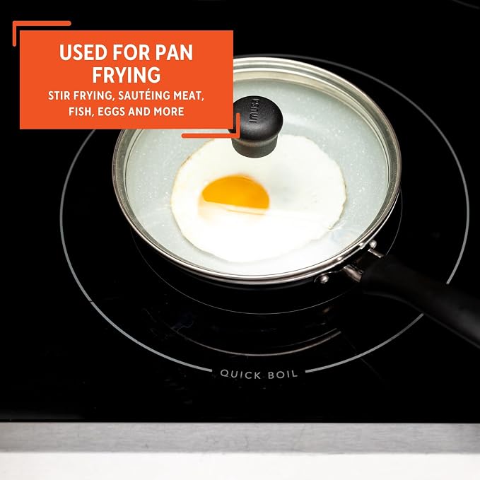 IMUSA 6.3” Gray Speckled Ceramic Mini Fry Pan - Image 6