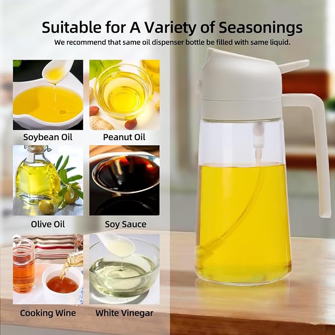 Aovdy 16oz/470ml Glass Olive Oil Sprayer - Image 4