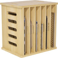 7 Tier Wooden Tray Dividers for Cabinets, Baking Cookie Sheet Organizer by Exttlliy
