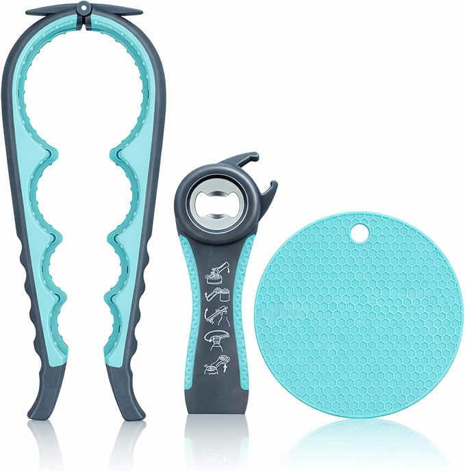Jar Opener 3-Piece Set for Seniors by SunrayNest