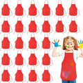 KUUQA 16/24/30/36/40Pcs Kids Apron Painting Aprons by KUUQA