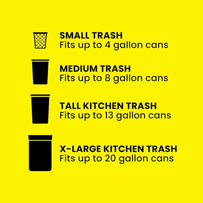Glad ForceFlex Tall Kitchen Trash Bags, 13 Gallon, Fresh Clean - Image 5