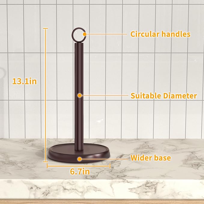 Oil Rubbed Bronze Paper Towel Holder Countertop, Oil Rubbed Bronze Kitchen - Image 7
