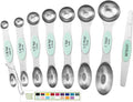 Spring Chef Stainless Steel Magnetic Measuring Spoons Set of 8 by SpringChef