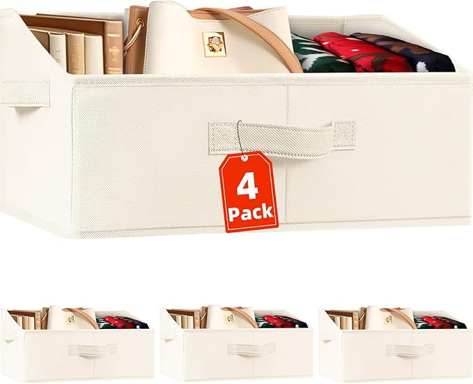 Criusia Closet Organizers Bins 4 Pack by Criusia
