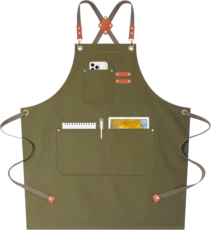 AFUN Chef Aprons for Women Men by BringYouaFun
