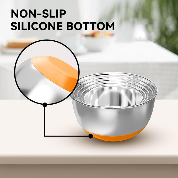 KITEISCAT Stainless Steel Mixing Bowls - Image 6