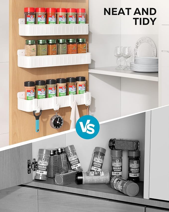 Nieifi Spice Rack Wall Mount, Spice Organizer - Image 7