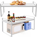 Adjustable Kitchen Shelf Organizer 9", Heavy-Duty Cabinet Shelves by KOMOHOM