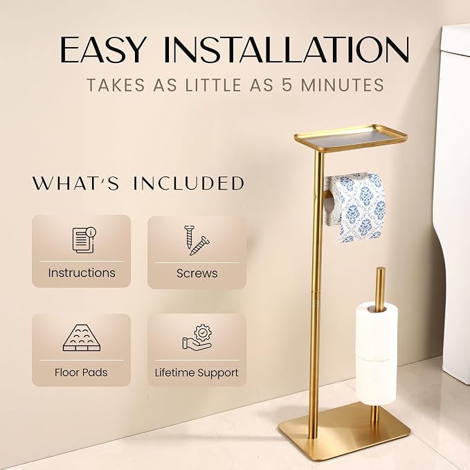 Day Moon™ - Toilet Paper Holder - Modern Roll Holder - Image 4