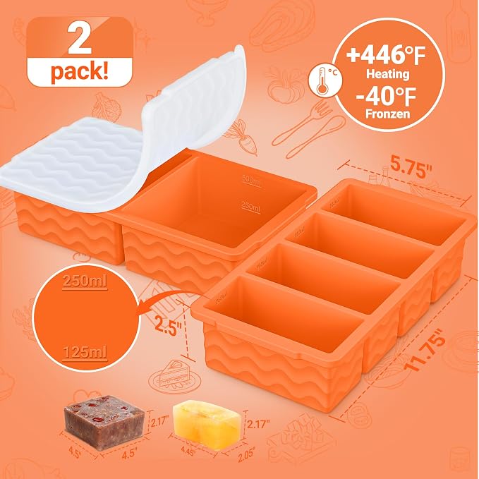 Silicone Freezer Molds for Soup - Image 2